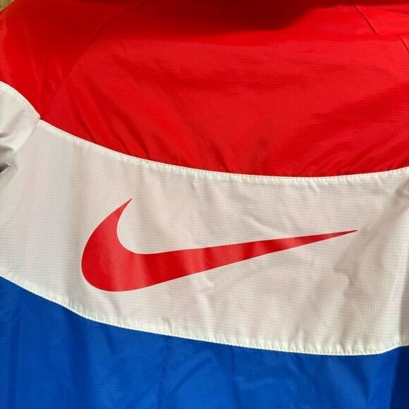 Nike Kids Windrunner Red White Blue Hooded Zip Jacket Small - Picture 7 of 11